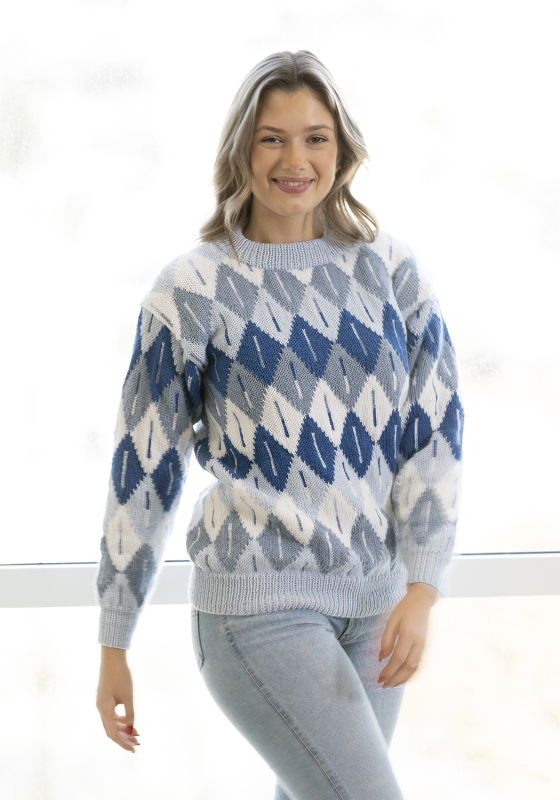 "Syrup" Genser - Viking Design 2306-2 Kit - XS-XXL - Viking Alpaca Storm, fra Viking
