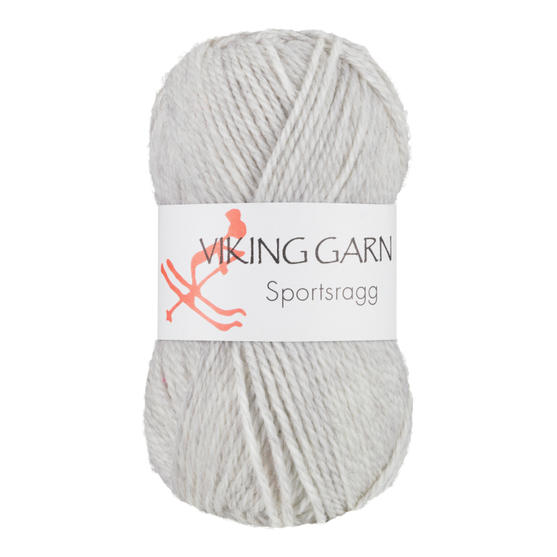 Viking Sportsragg - 512 Perlegrå, Uld/Akryl/Nylon, fra Viking