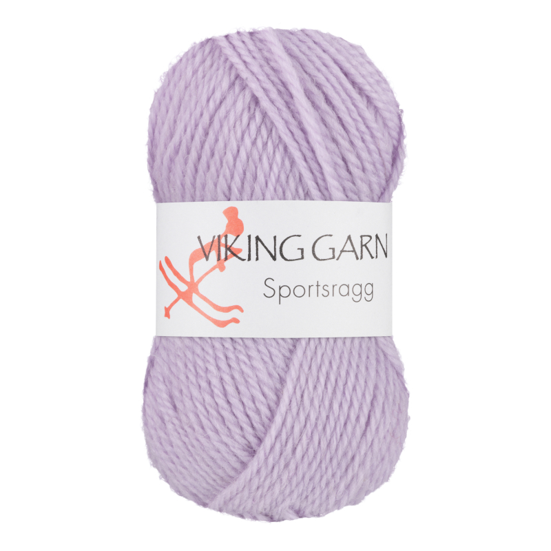 Viking Sportsragg - 567 Lys lilla, Uld/Akryl/Nylon, fra Viking