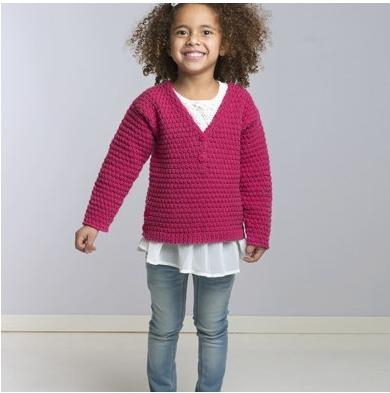 "Jasmin" Genser - Viking Design 1606-7 Kit - 2-12 År - Viking Vår, fra Viking