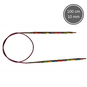 10.00 mm - Knitpro Symfonie Rundpinde 100 cm , fra Knitpro