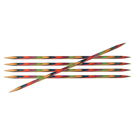 5 mm - Knitpro Symfonie Strømpepinde 20 cm, fra Knitpro