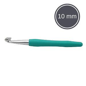 10 mm - KnitPro Waves Hæklenåle, fra Knitpro