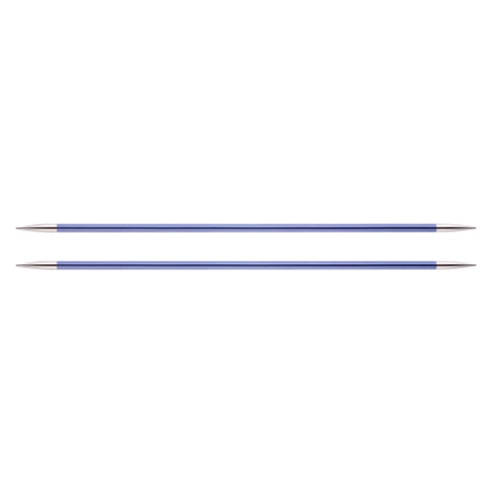 4.5 mm - Knitpro Zing Strømpepinde 20 cm, fra Knitpro