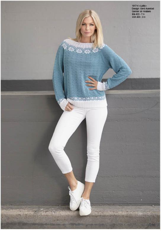 "Lydia" Genser - Viking Design 1917-4B Kit - XXS-XXXL - Viking Bambino, fra Viking