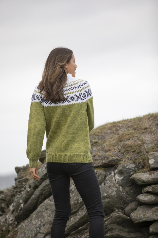 "Miranda" Genser - Viking Design 2134-6 Kit - XS-XXL - Viking Hobbygarn, fra Viking