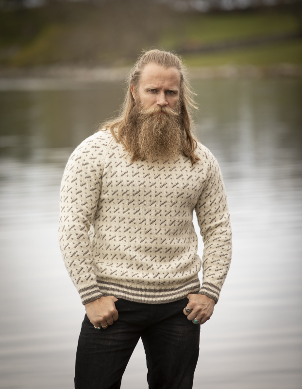 "Mode" Islænder - Viking Design 2127-8C Kit - XS-XXXL - Viking Eco Highland Wool, fra Viking