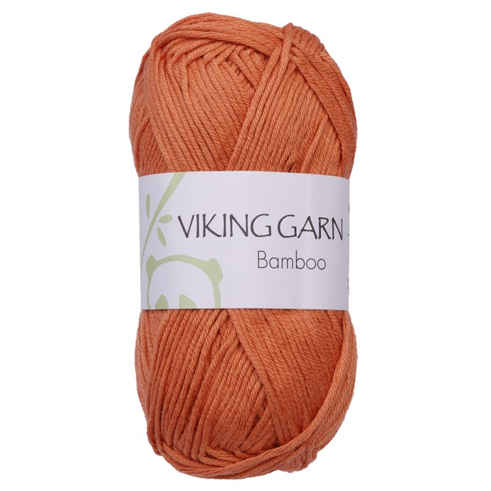 Viking Bamboo - 651 Orange, Blandingsgarn, fra Viking