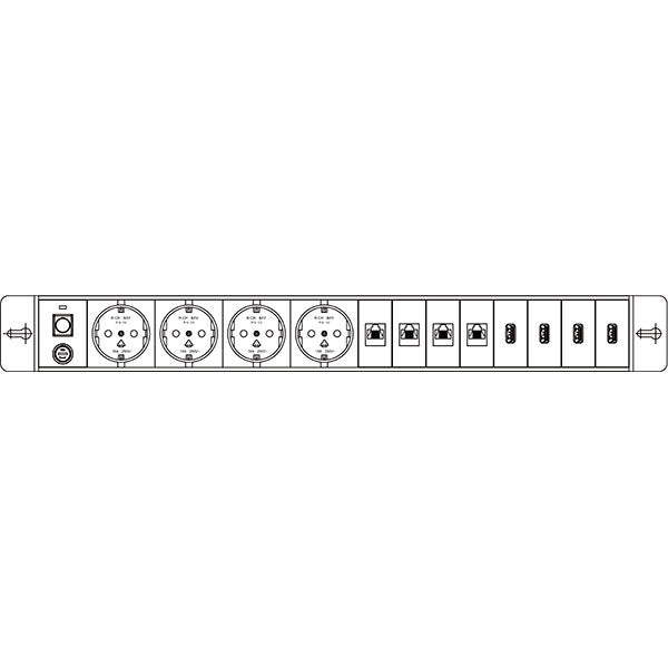 El-panel 3 for Bi-Box stor