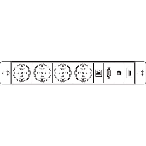 El-panel 4 for Bi-Box stor