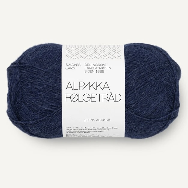 Alpakka Følgetråd Dark Navy 5882