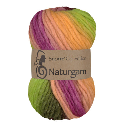 Viking Garn Snorre Collection Naturgarn 644 - Multi Gul/ Grøn