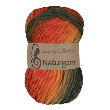Viking Garn Snorre Collection Naturgarn 659 - Multi Orange/ Brun