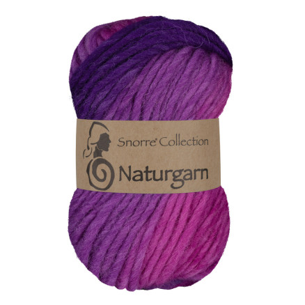 Viking Garn Snorre Collection Naturgarn 669 - Multi Rosa/ Lilla