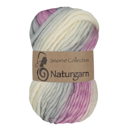 Viking Garn Snorre Collection Naturgarn 677 - Multi Rosa/ Grå