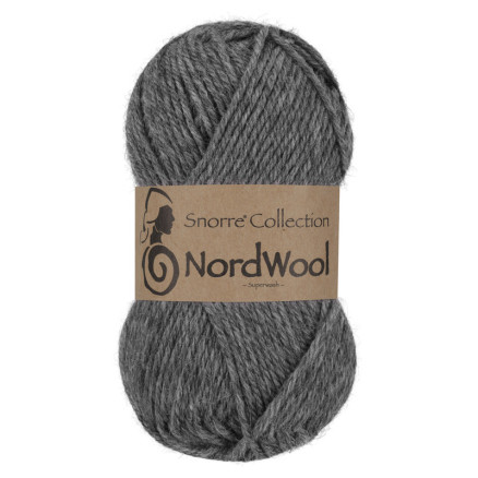 Viking Garn Snorre Collection NordWool 115 Mørk Grå