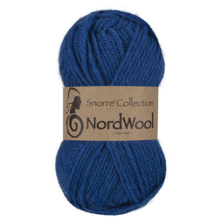 Viking Garn Snorre Collection NordWool 125 Koboltblå