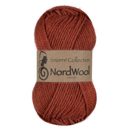 Viking Garn Snorre Collection NordWool 153 Mørkerød