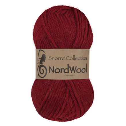 Viking Garn Snorre Collection NordWool 161 Mørk Burgunder