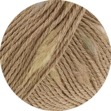 Lana Grossa Popcorn Garn 12 Camel/Beige/Sand/Grå