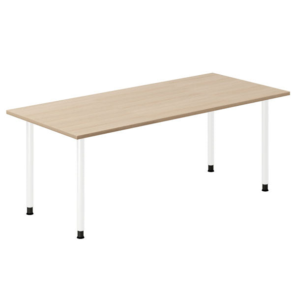 Skrivebord DNA, Eg 1800x800mm I-ben/Hvid