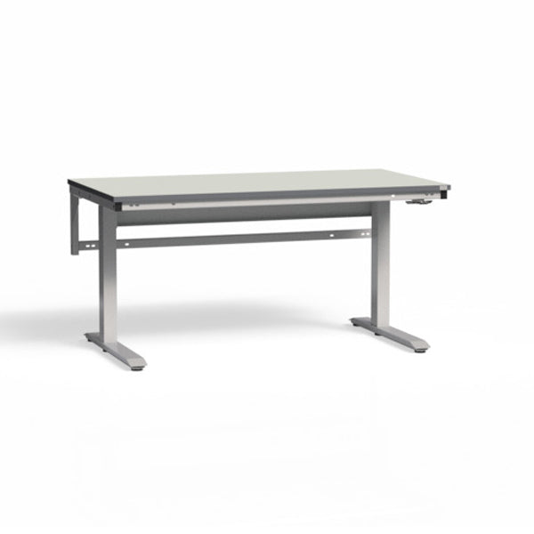 Ergomini arbejdsbord 2000x620mm m/HPL bordplade