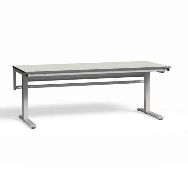 Ergomini arbejdsbord 2500x620mm m/HPL bordplade