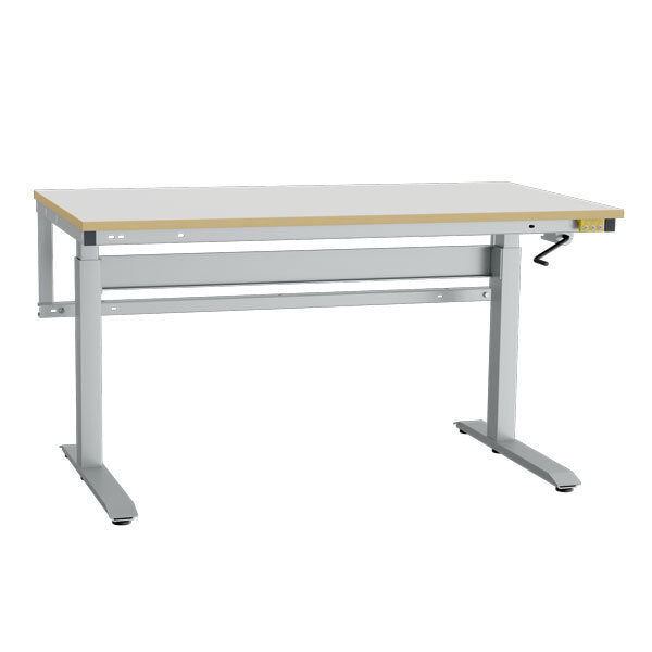 Ergonomi ESD arbejdsbord 1500x800mm m/vinyl bordplade