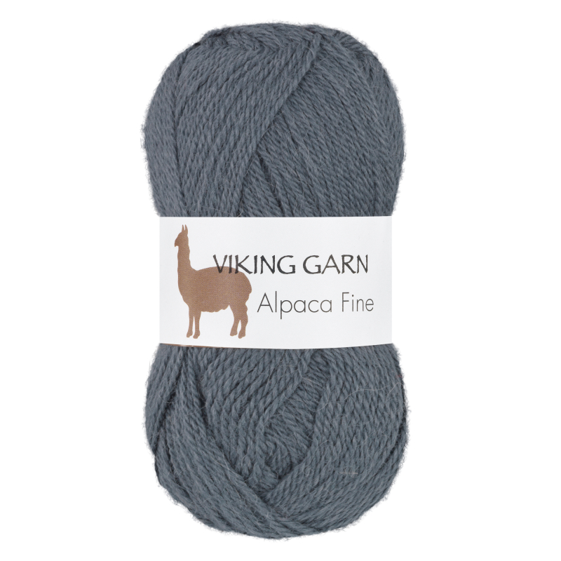 Viking Alpaca Fine 626 Mørk blå, Alpaca / Merino uld, fra Viking