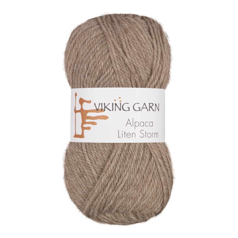 Viking Alpaca Liten Storm 707 Lys brun, Alpaca / Merino uld, fra Viking