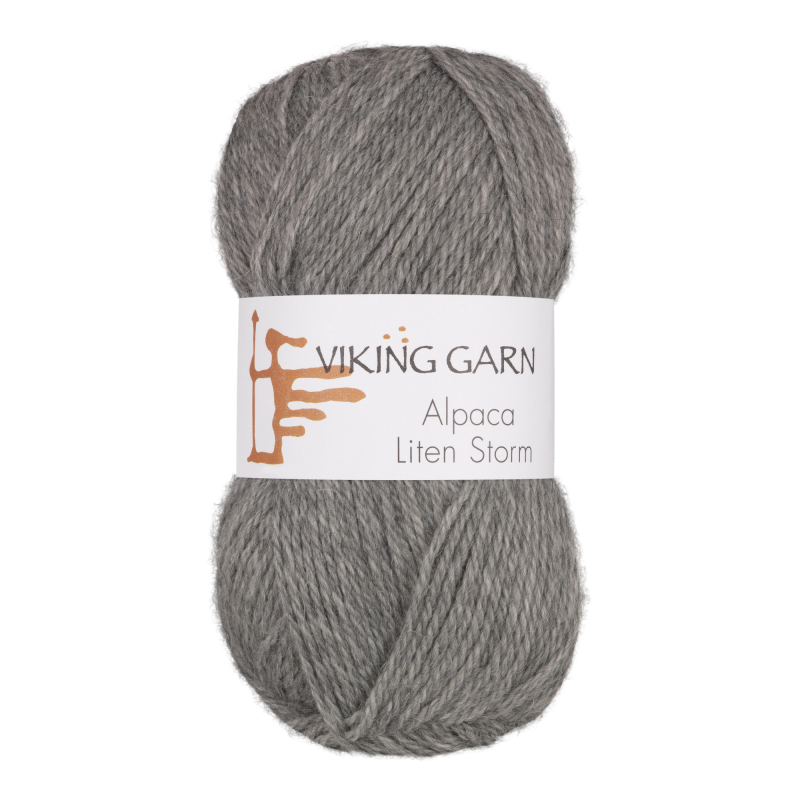 Viking Alpaca Liten Storm 713 Lys grå, Alpaca / Merino uld, fra Viking
