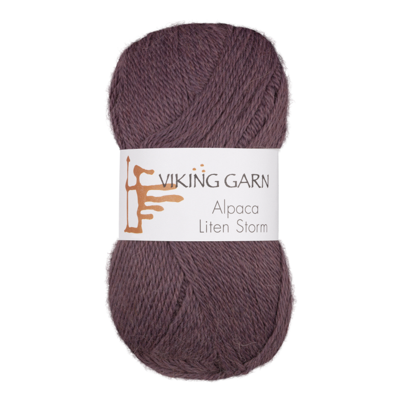 Viking Alpaca Liten Storm 768 Lilla, Alpaca / Merino uld, fra Viking