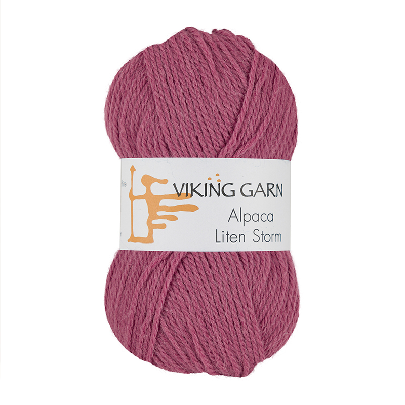 Viking Alpaca Liten Storm 765 Rosa, Alpaca / Merino uld, fra Viking
