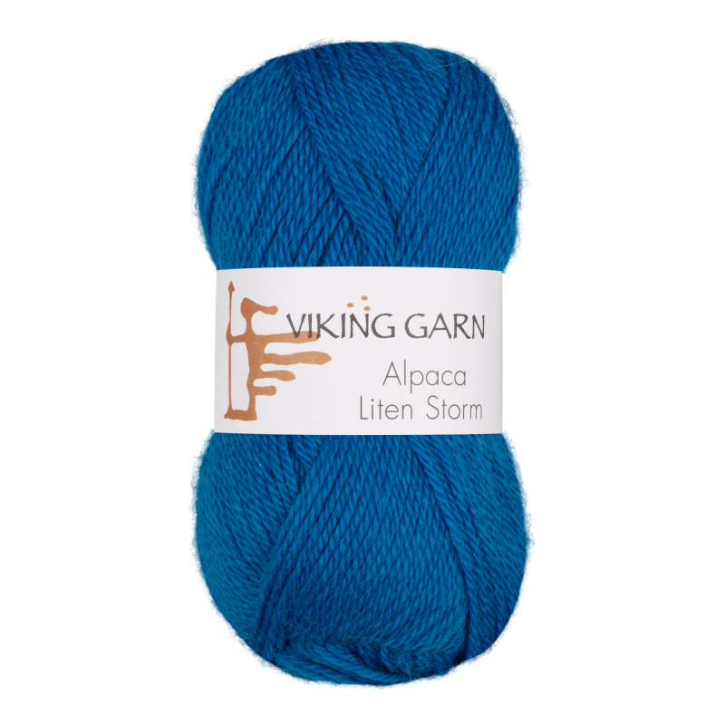 Viking Alpaca Liten Storm 725 Kongeblå, Alpaca / Merino uld, fra Viking