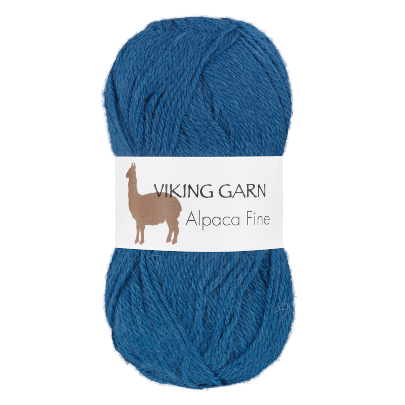 Viking Alpaca Fine 622 Kongeblå, Alpaca / Merino uld, fra Viking