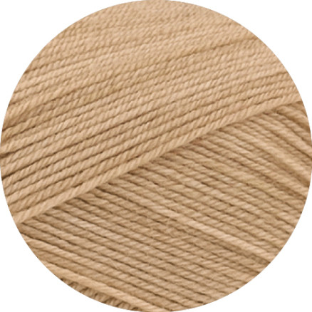 Lana Grossa Meilenweit 100 Merino Extrafine Uni Garn 2473 Sandgul