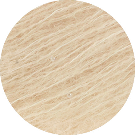 Lana Grossa Setasuri Pearls Garn 201 Lys beige