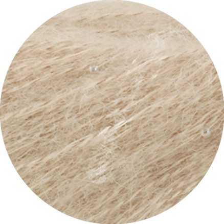 Lana Grossa Setasuri Pearls Garn 214 Lys beige