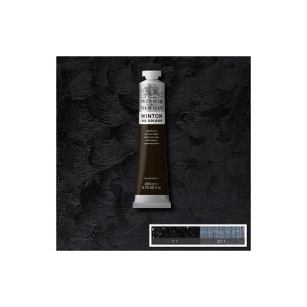 Winton oil 200ml lamp black 337