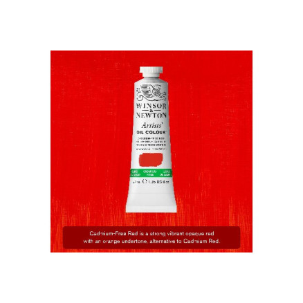 Artist's oil colour 37ml cadmium free red 901