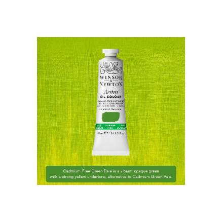 Artist's oil colour 37ml cadmium free green PA897