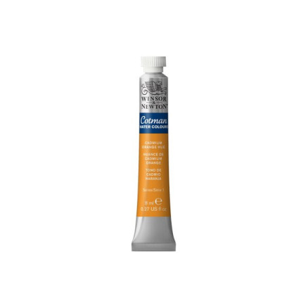 Cotman watercolour 8ml Cad Orange Hue 090