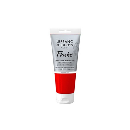 Flashe acrylic 80ml flourescent red