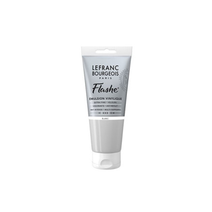 Flashe acrylic 80ml white iridescent