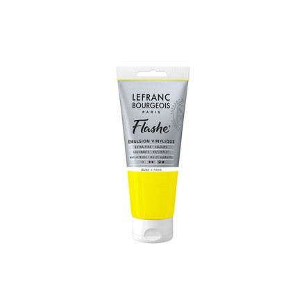Flashe acrylic 80ml lemon yellow