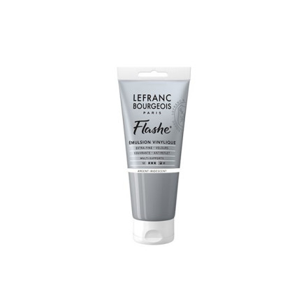 Flashe acrylic 80ml silver iridescent