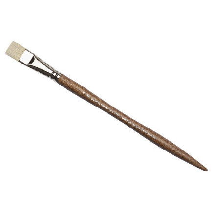 ARTISTS' OIL SYNTHETIC HOG BRUSH BRIGHT SIZE 10