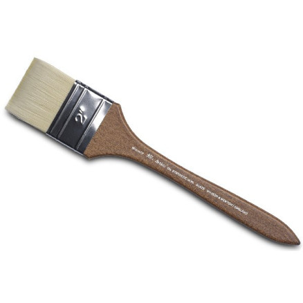Artists' oil Synthetic hog brush glaze 2'