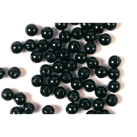 Voksperler 3mm 500g sort