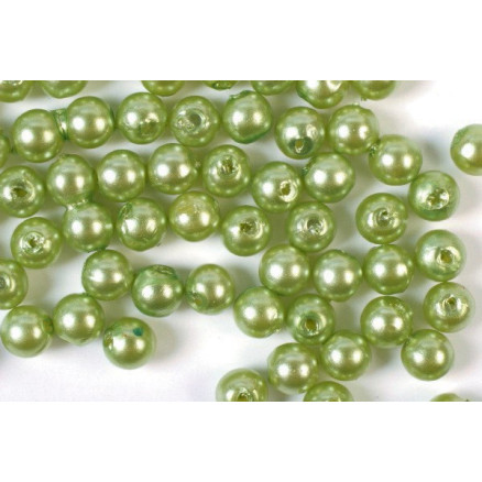 Voksperler 8mm 500g lime